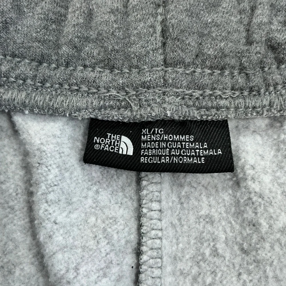 The North Face Mens Gray Fleece Shorts XL Regular Fit Drawstring Athletic 1458